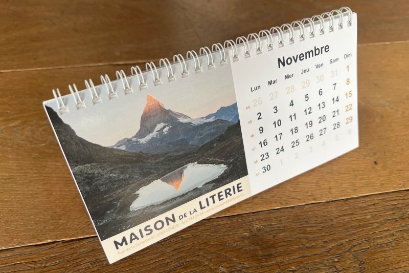 Cadeau client - Calendrier chevalet