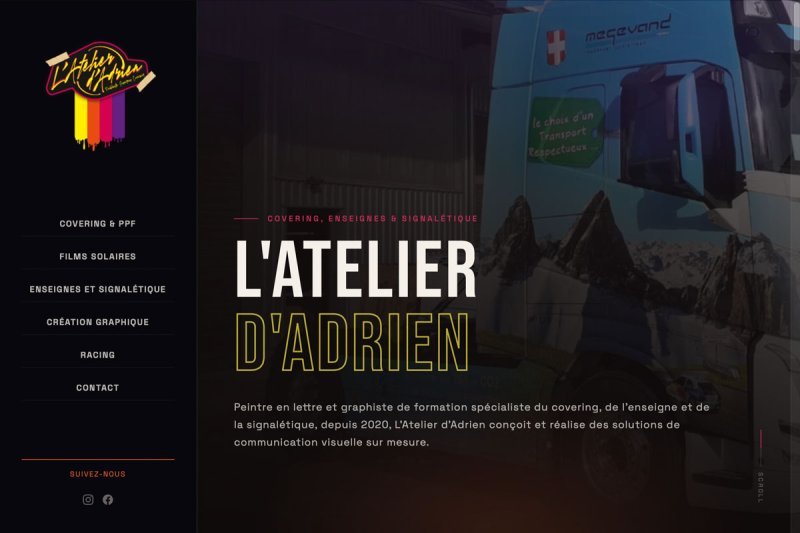 Page d'accueil
