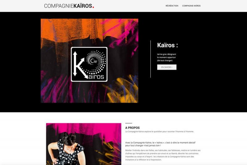 Site Web Responsive Compagnie Kaïros